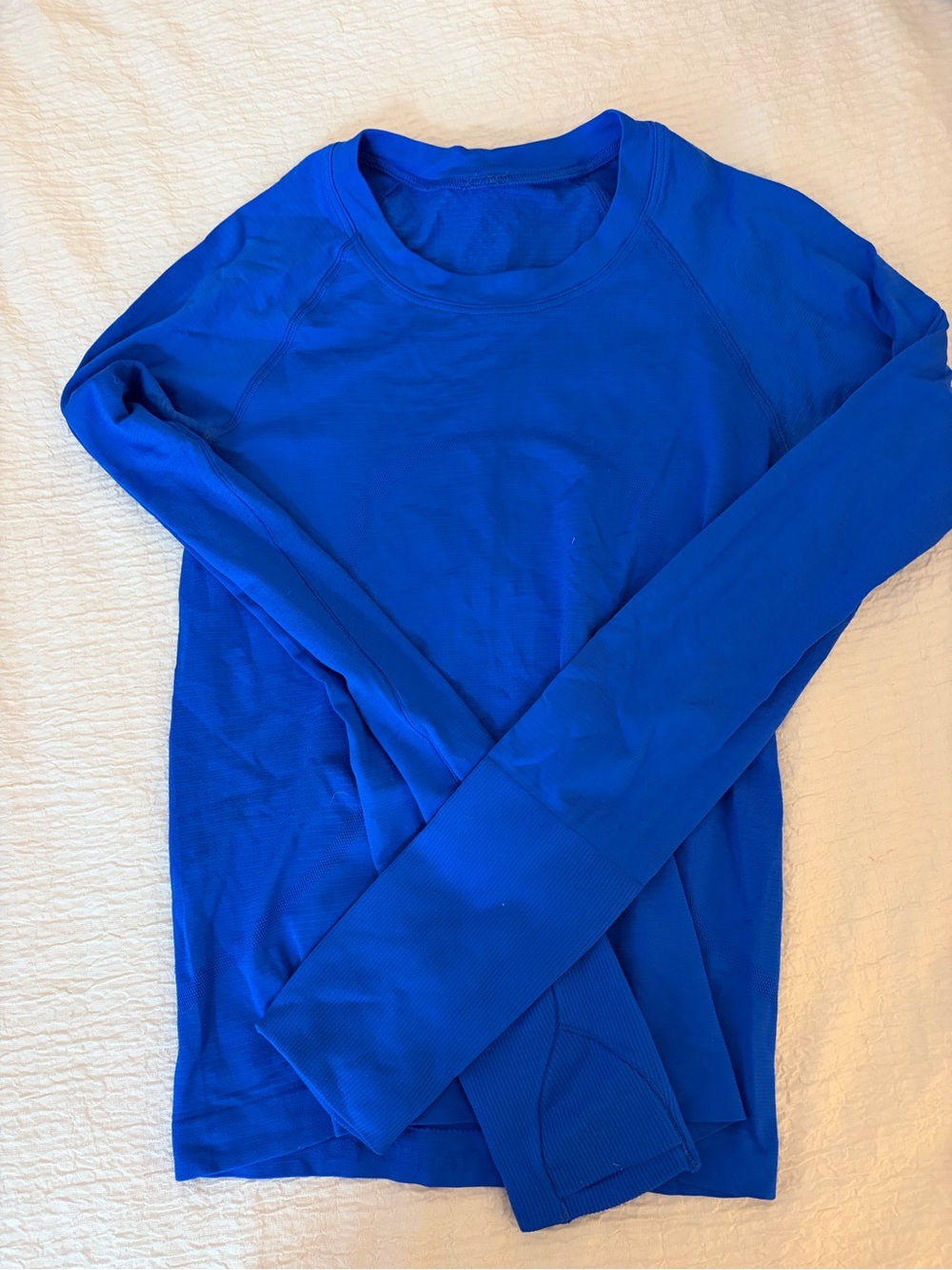 lululemon athletica Long Sleeve Crew Top - Royal Blue